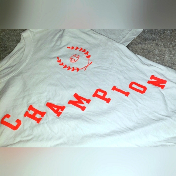 Champion White Short Sleeve T-shirt - Picture 2 of 3